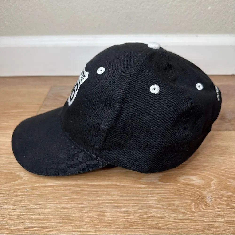 Route 66 Embroidered Black Adjustable Hat